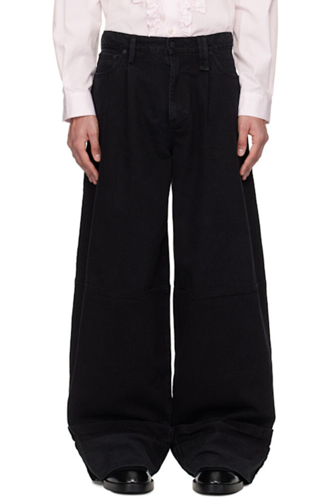 

Черные джинсы Puddle с отделкой Simone Rocha