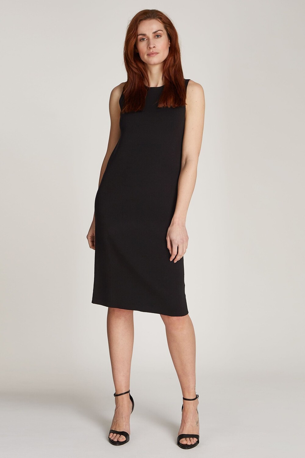 

Мини платье из смесовой шерсти Calvin Klein, черный