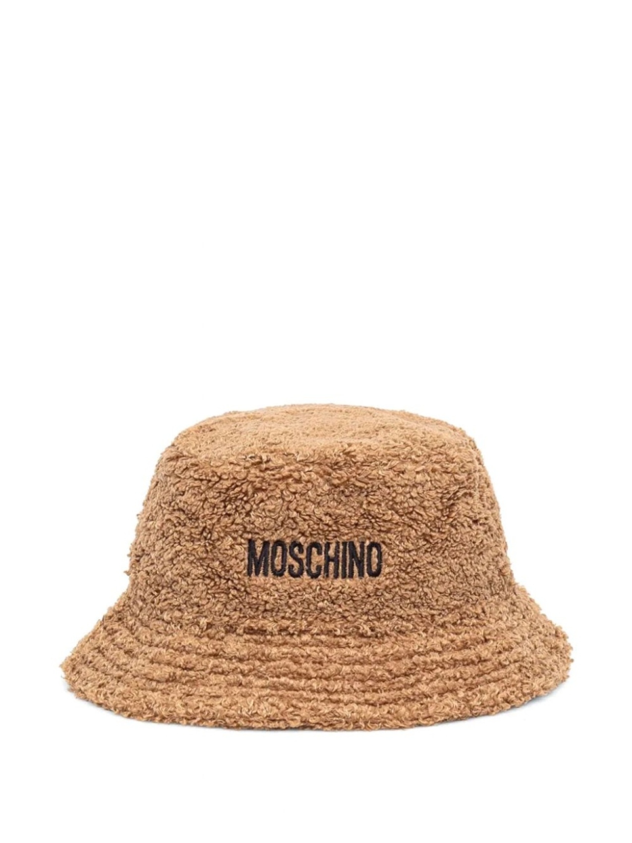 

Moschino панама с вышивкой, коричневый