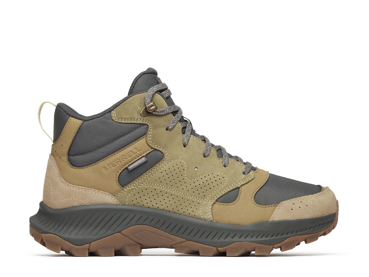 Ботинки Merrell Tempo Sol Waterproof Hiking Boot - Men's, коричневый/мультиколор — фото 4