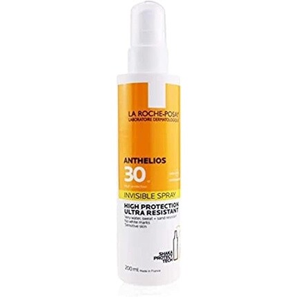 Anthelios Невидимый спрей Spf30 200мл, La Roche-Posay
