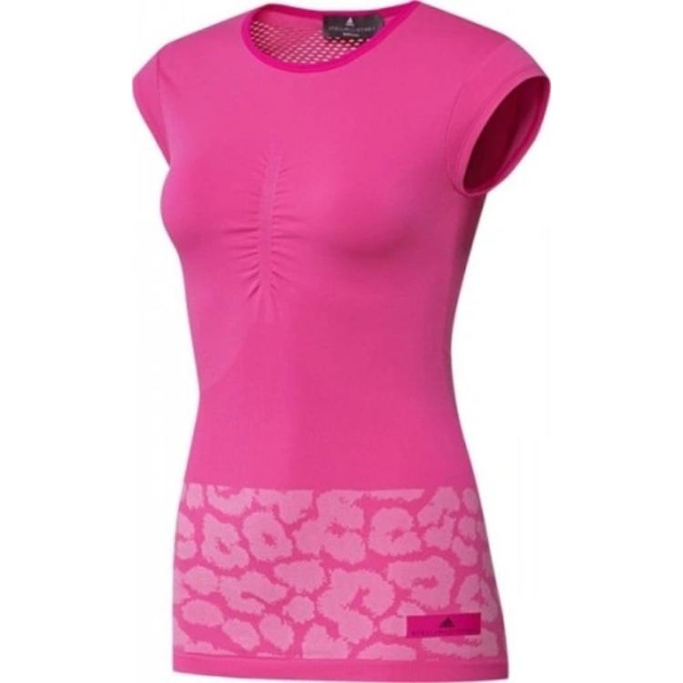 

Adidas Футболка Stella McCartney женская розовая