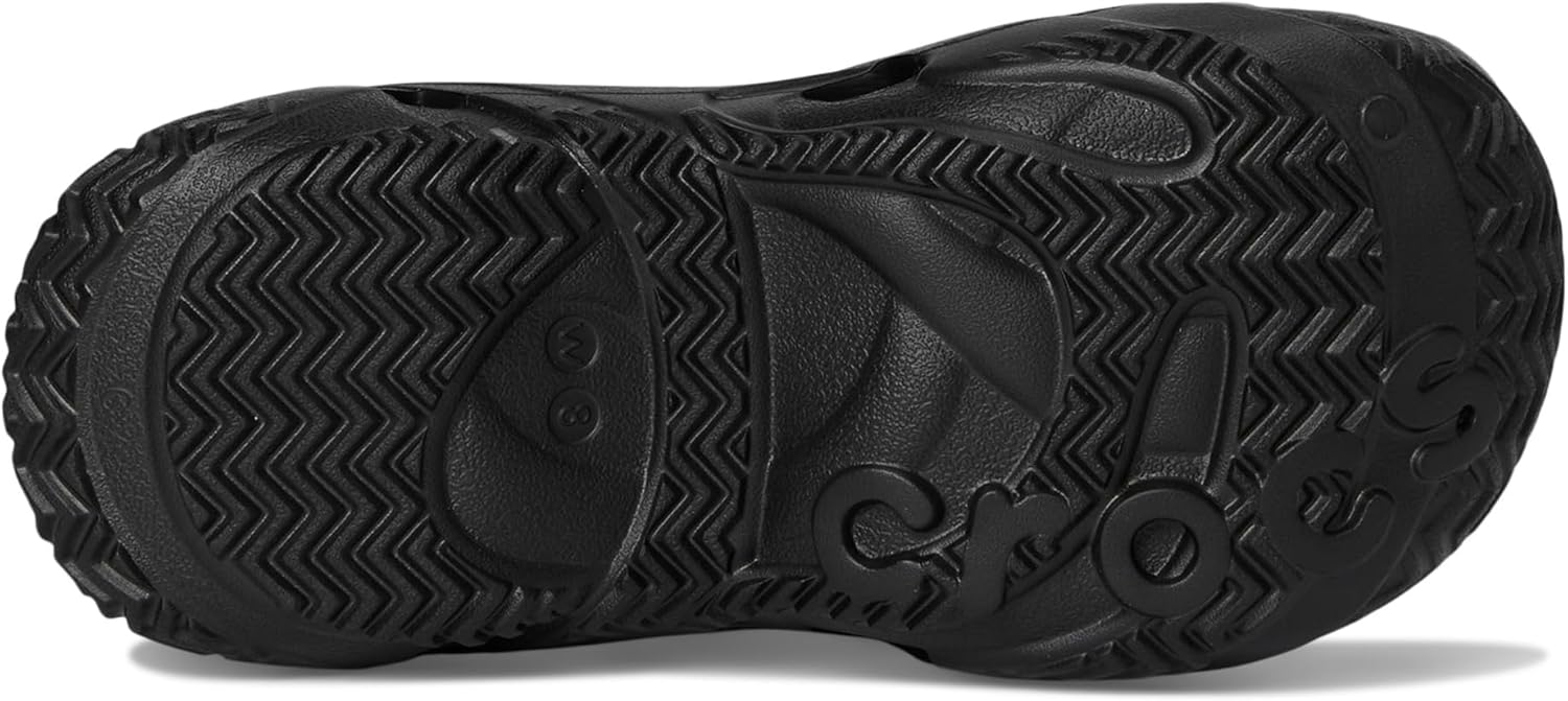 Кроксы для взрослых с открытой зоной Crocs, черный — фото 3