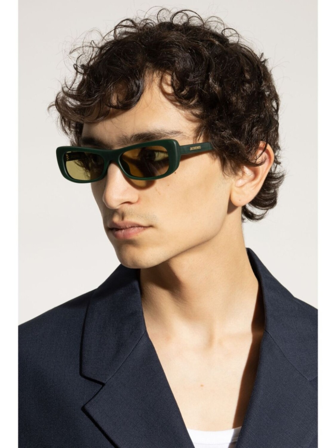 Jacquemus солнцезащитные очки-капри Les Lunettes из коллаборации с Linda Farrow, зеленый — фото 3