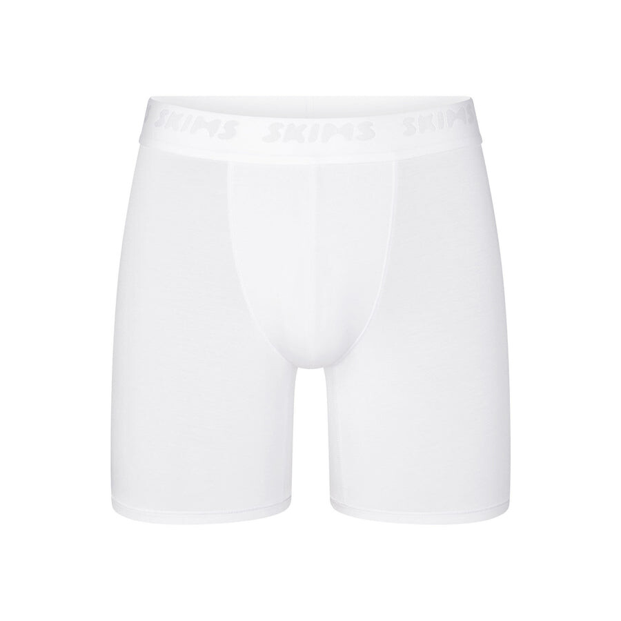 

Мужские 5" боксеры SKIMS Skims Stretch, цвет Chalk
