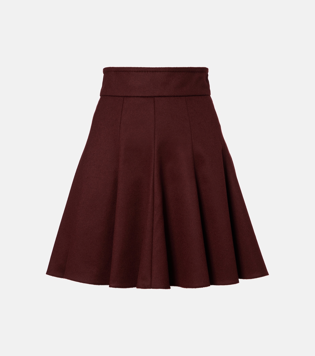 

Мини-юбка из верблюжьей шерсти Max Mara, Ciliegia
