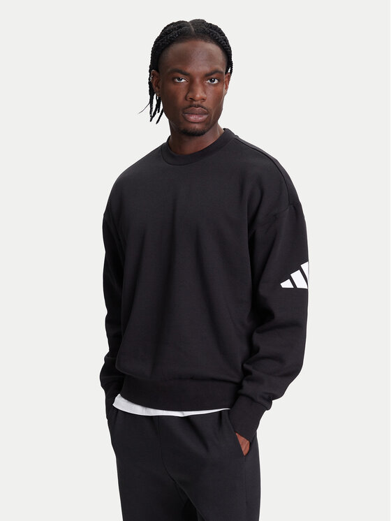 

Свободный крой толстовка Essentials JF3542 Adidas, черный