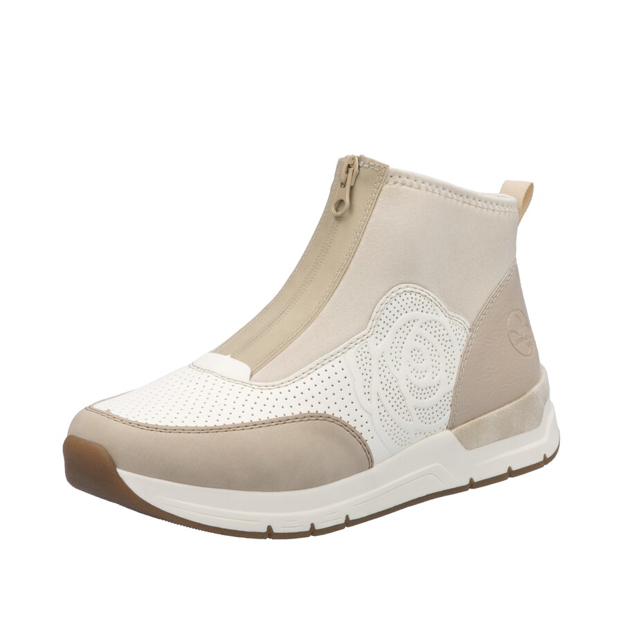 Высокие кроссовки Rieker, цвет Beige/Ecru/Dark beige