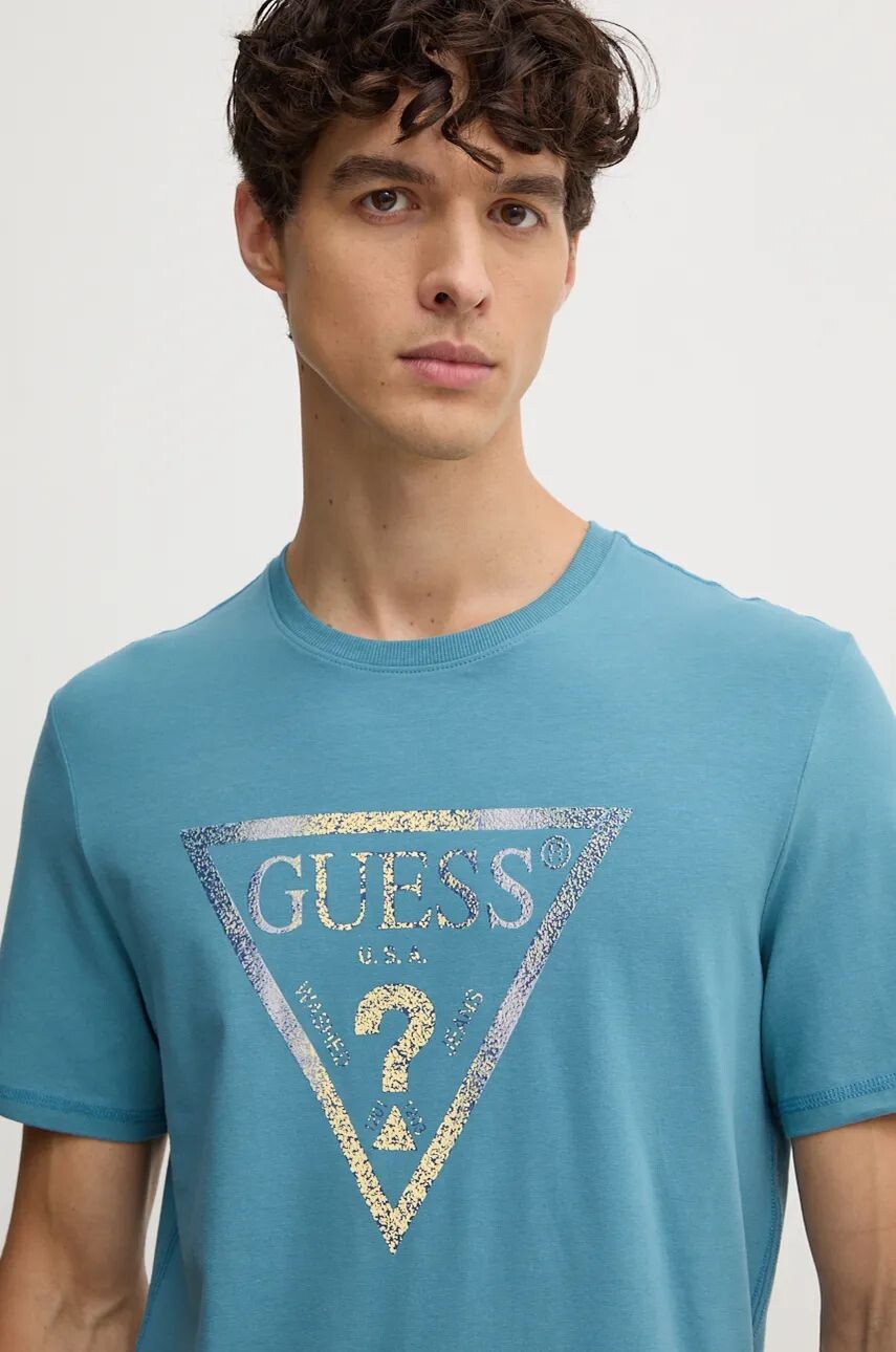 

Guess футболки, бирюзовый