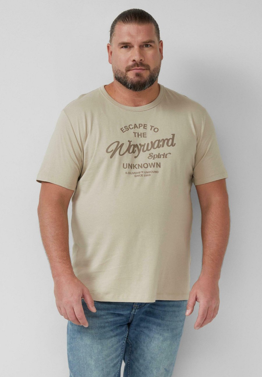 

Футболка s.Oliver Print T-shirt, Beige