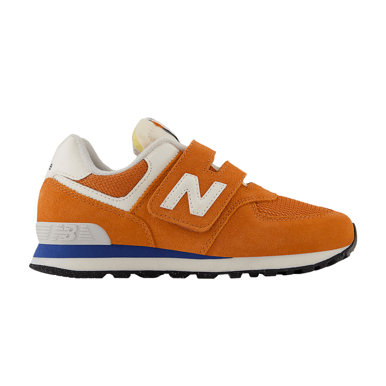

Кроссовки New Balance 574 Hook & Loop Little Kid Wide 'Infield Clay', оранжевый