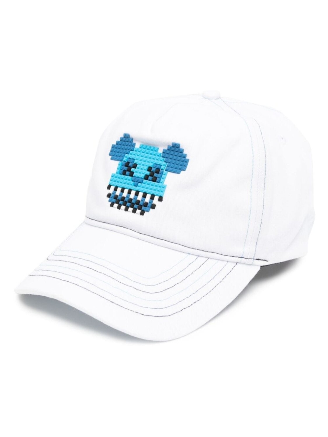 

Mostly Heard Rarely Seen 8-Bit бейсболка Bear Color Stitched, белый