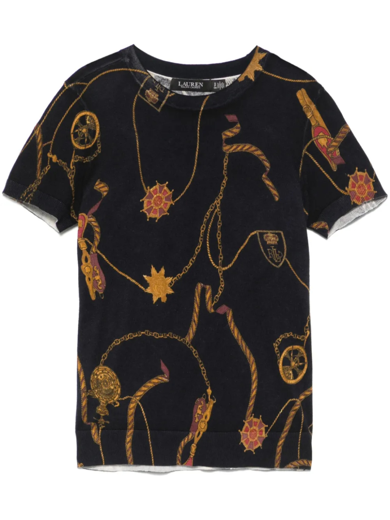 

Футболка с принтом Lauren Ralph Lauren, синий