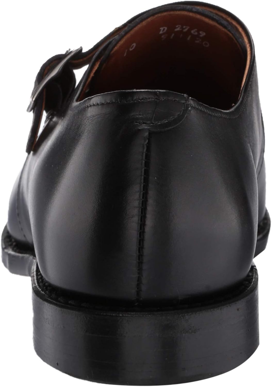 Мужские лоферы Allen Edmonds Plymouth с монк-ремнями, черный — фото 3