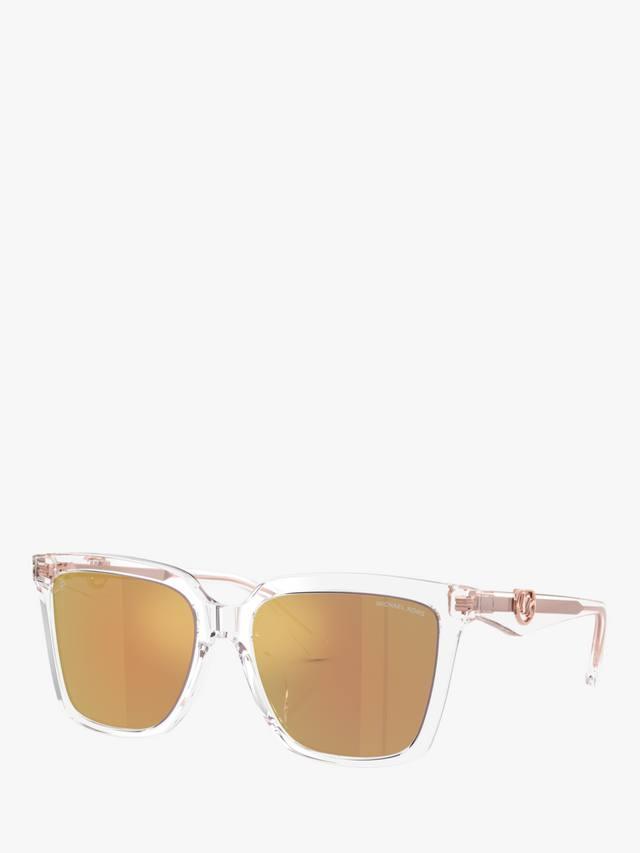 

Женские солнцезащитные очки MK2256U Polarised Square Michael Kors, Clear/Pink