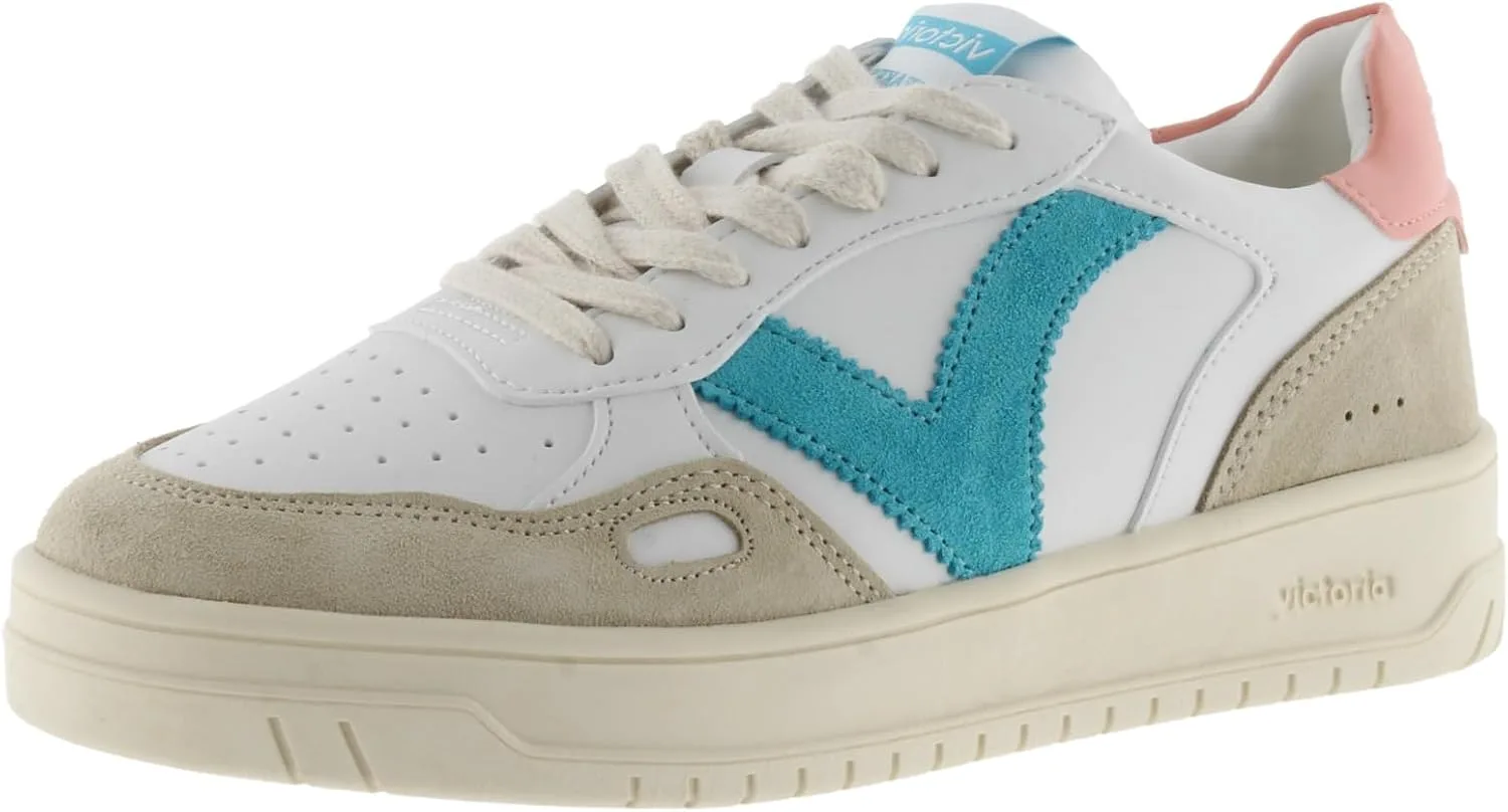 Кроссовки Victoria Low-Top Unisex Seul Leather Effect & Colored & Split Leather Parts in Contrast 1257101 для взрослых