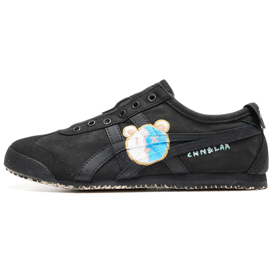 Кроссовки Onitsuka Tiger MEXICO 66 Lifestyle Shoes Unisex Low-top Black, черный