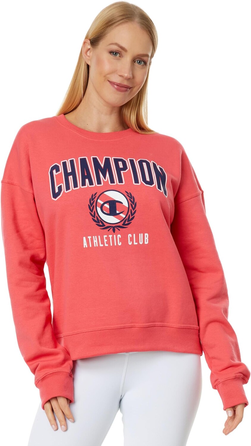 

Толстовка Champion Powerblend Relaxed Crew, цвет High Tide Coral