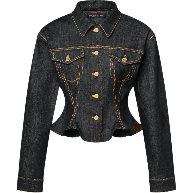 

Джинсовая куртка SS26 для женщин LOUIS VUITTON, темно-синий