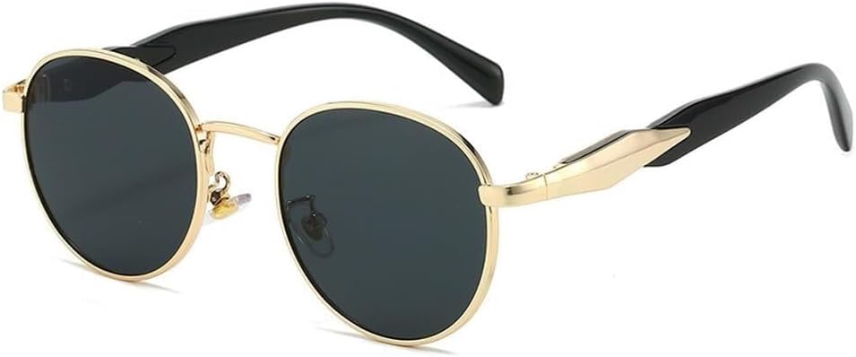 

Популярные модные овальные солнцезащитные очки для женщин, прозрачные градиентные линзы, защита от УФ-излучения UV400, трендовые солнцезащитные очки для мужчин LXLHWN, Golden Gray