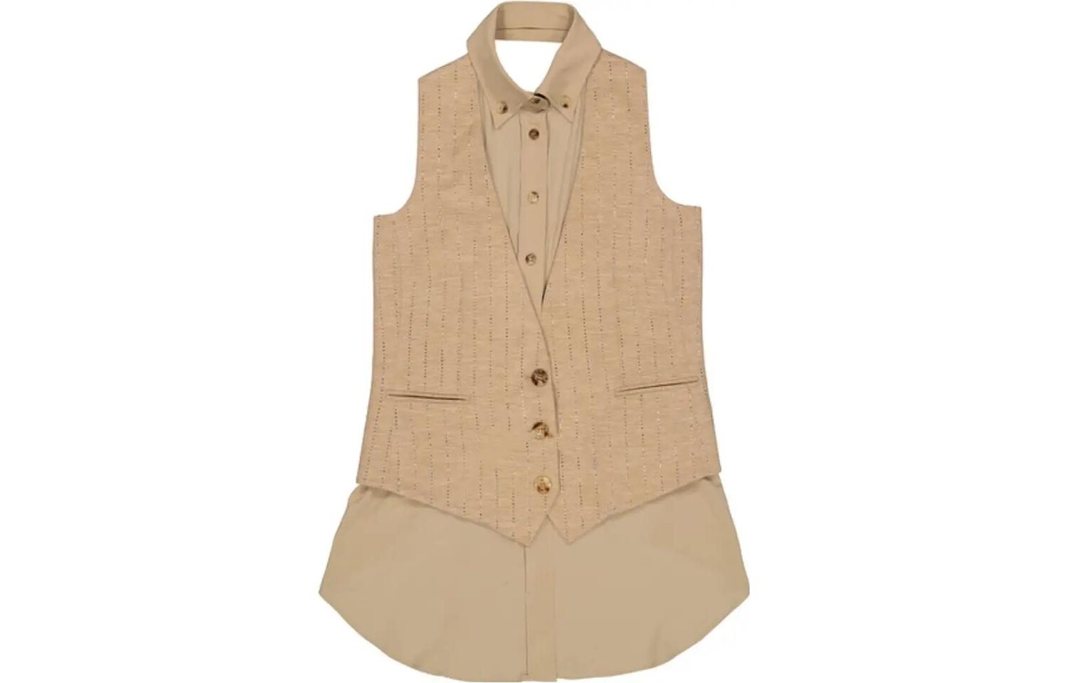 

Женский жилет Burberry, цвет Camel