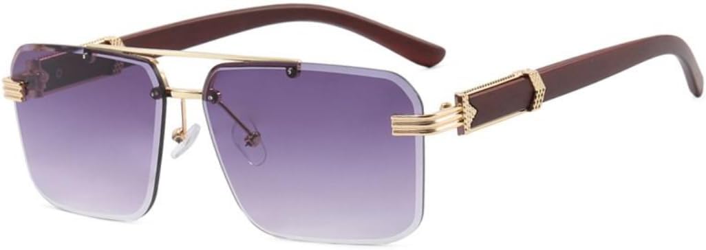 

Модные большие солнцезащитные очки для мужчин и женщин, без оправы, с закругленными краями, модные очки с леопардовым принтом, защита от УФ-излучения UV400 HHZZYVY, D02-c2