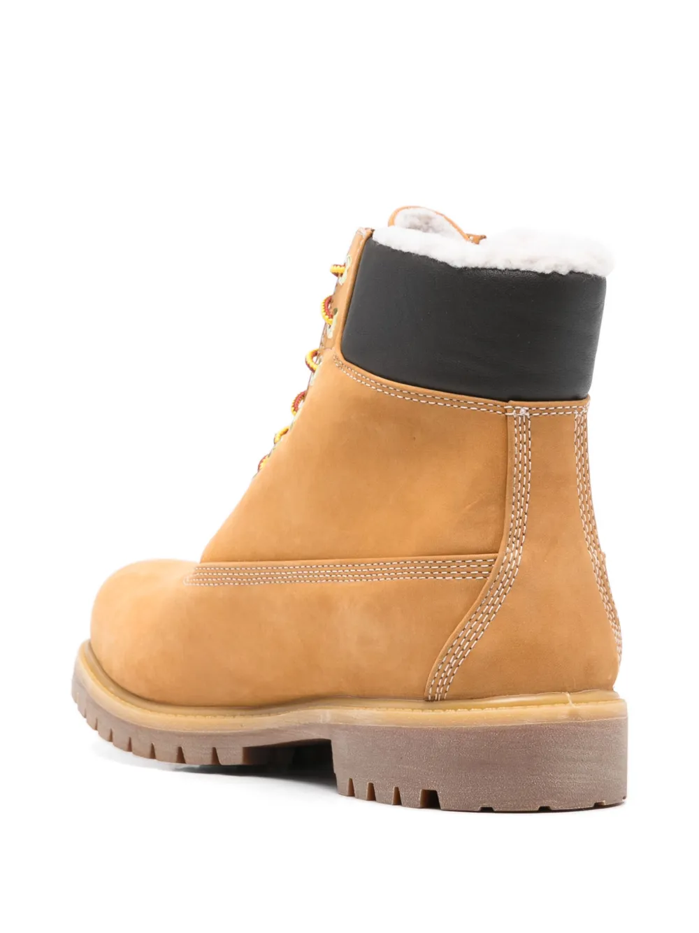 Мужские ботинки Timberland Premium кожаные с подкладкой из искусственного меха, желтый — фото 3