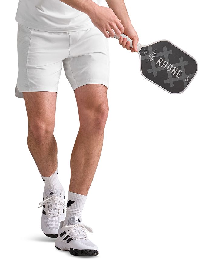 

Шорты Backspin Regular Fit 7" с эластичной тканью для занятий спортом Rhone, белый
