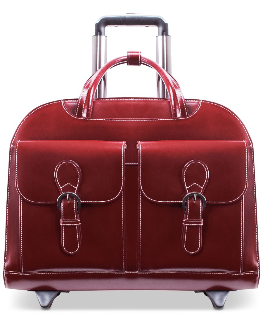 

Портфель на колесах Davis McKlein, красный