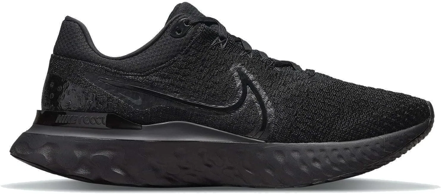 Кроссовки NIKE React Infinity Run Flyknit 3 для бега, мужские, Black