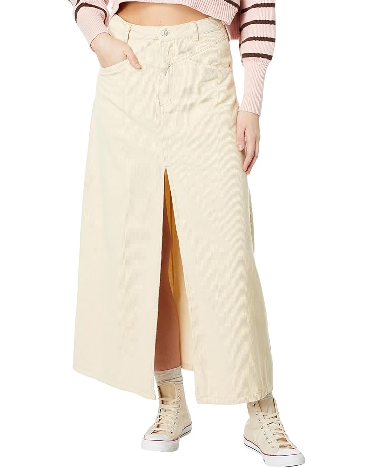 

Юбка Free People Come As You Are Cord Skirt, цвет Beechwood
