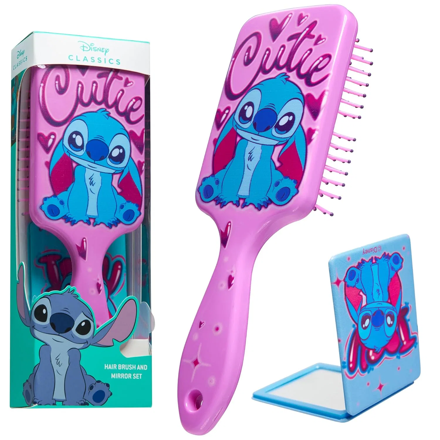 Набор расчески и зеркала «Stitch Paddle Brush» от Disney Disney