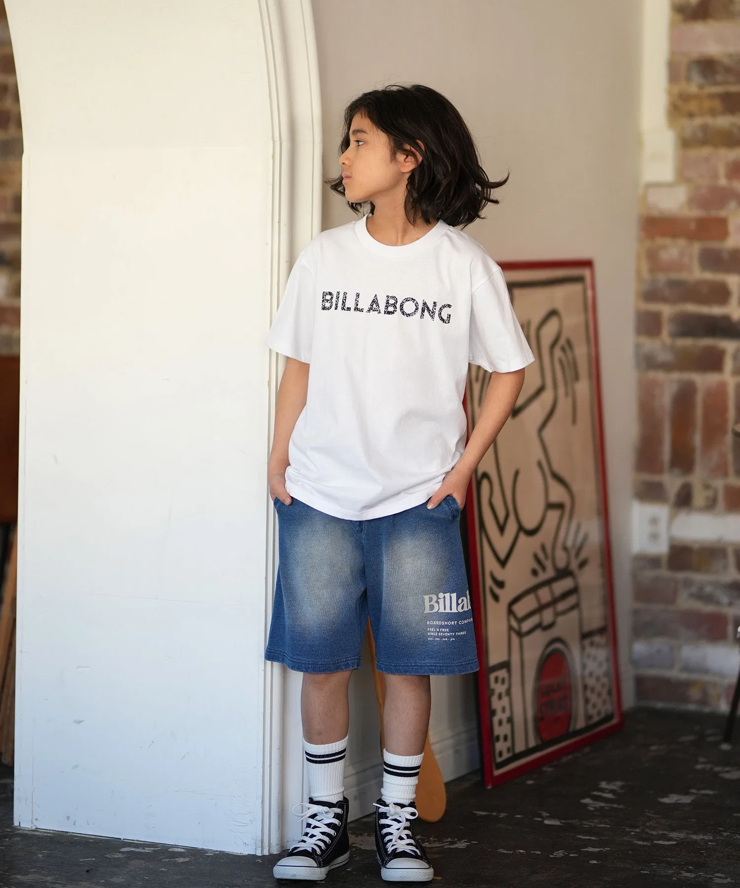 Детская футболка BILLABONG с логотипом — фото 4