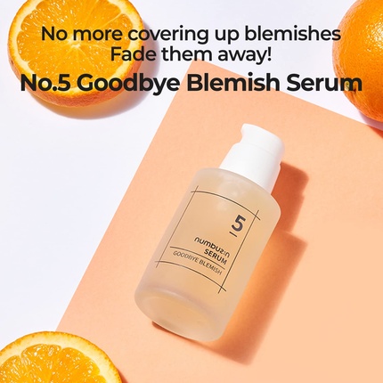 Сыворотка Numbuzin — No.5 Goodbye Blemish Serum Витамин C Ниацинамид Антиоксидант Осветляющий Гиперпигментация — фото 2