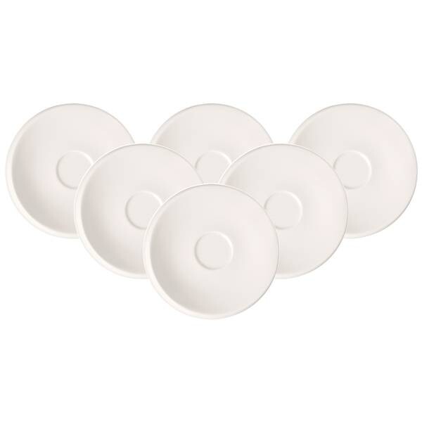 

Набор блюдец для эспрессо newmoon, 6 шт. Villeroy & Boch, белый