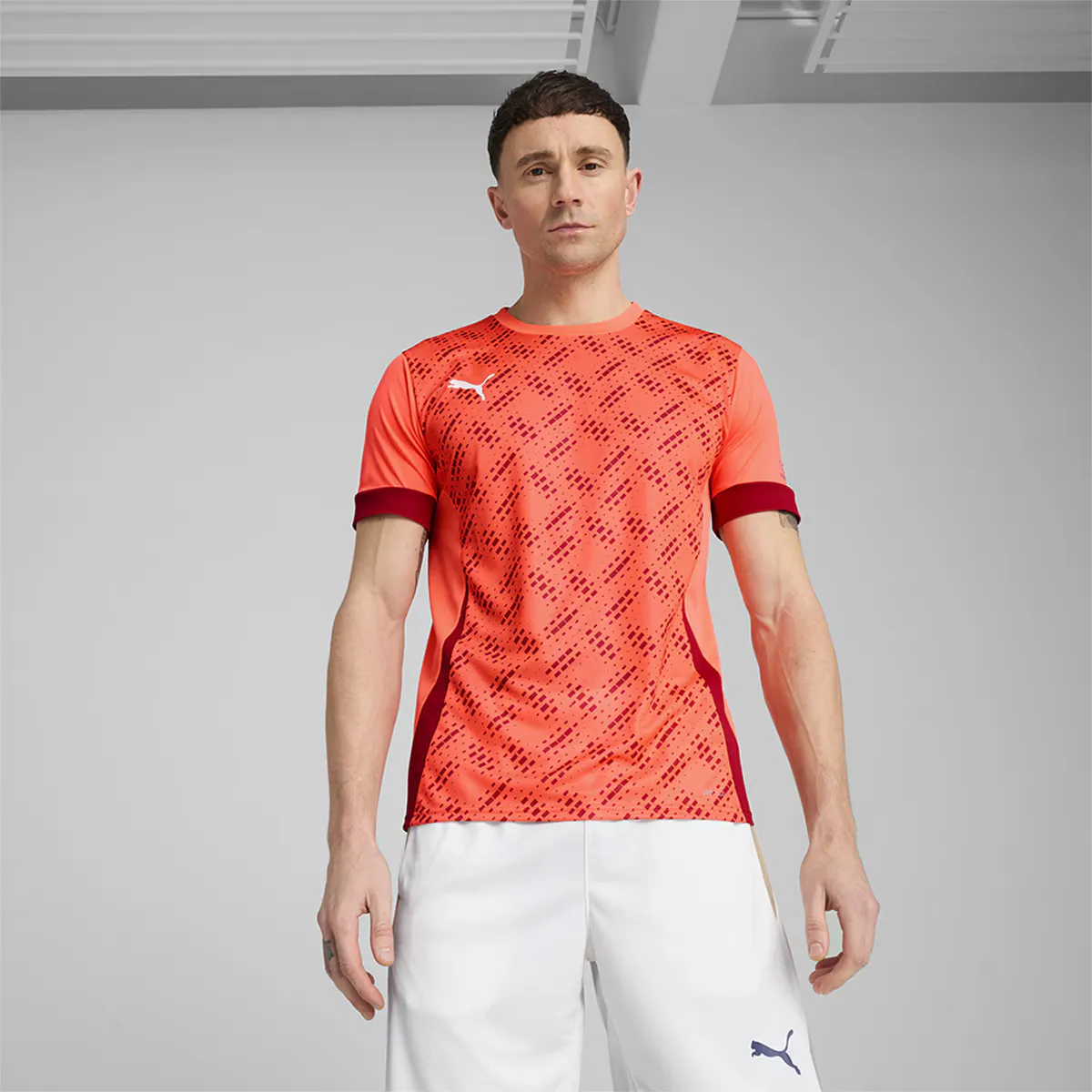 

Мужская индивидуальная футболка с принтом для паделя Puma Padel, черный