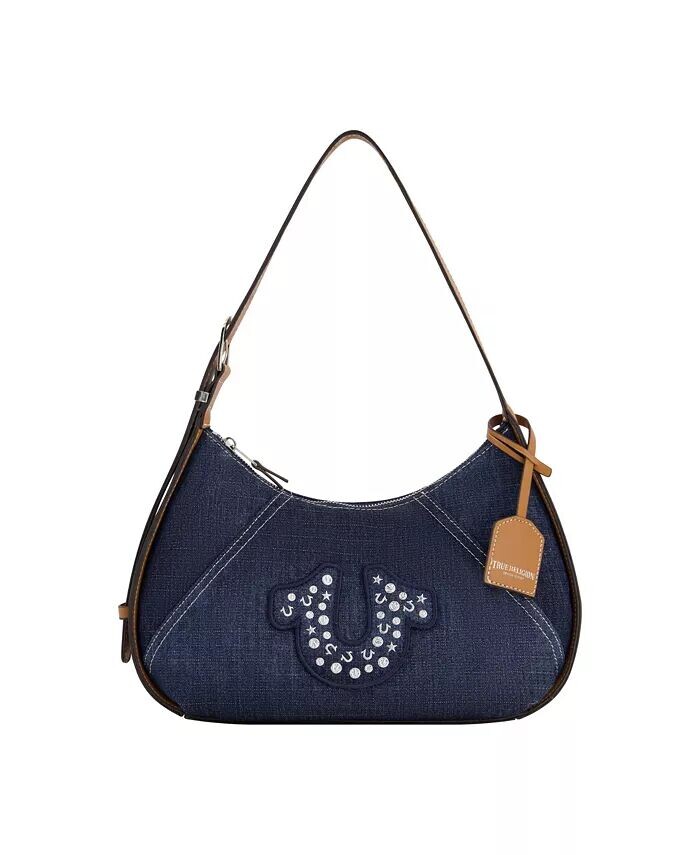 

Джинсовый хобо с логотипом True Religon True Religion, синий
