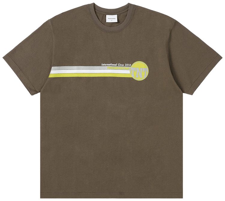 

Футболка thisisneverthat TNT Track Lines Tee 'Brown', коричневый