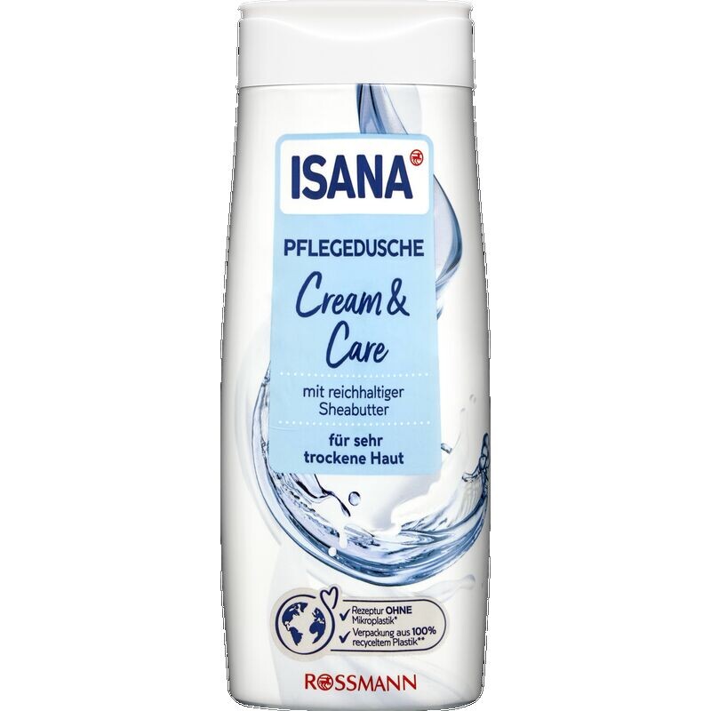 

Уход за душем Cream & Care ISANA, 300 ml