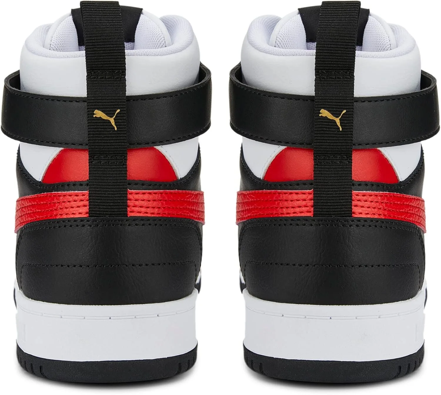 Кроссовки Puma Unisex Rbd Game WtrSneaker, белый/черный/красный/золотой — фото 3