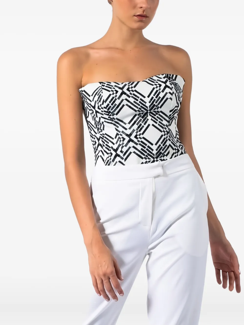 

Брюки Elizabeth Lethicia Bronstein, белый