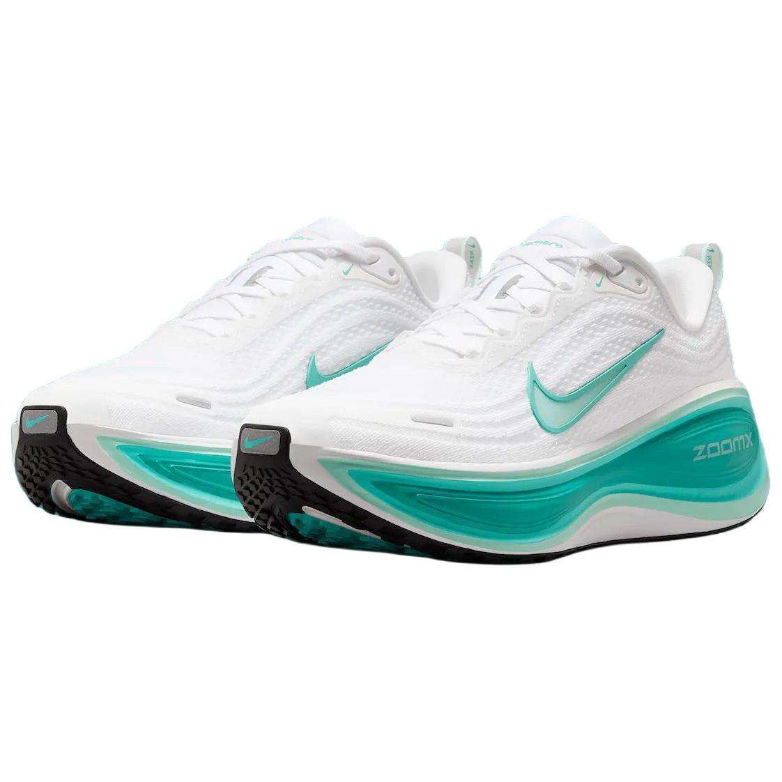Nike Вомеро Плюс Уайт Бличд Терквайз Женские — Белый/Зеленый, цвет White/Green — фото 3