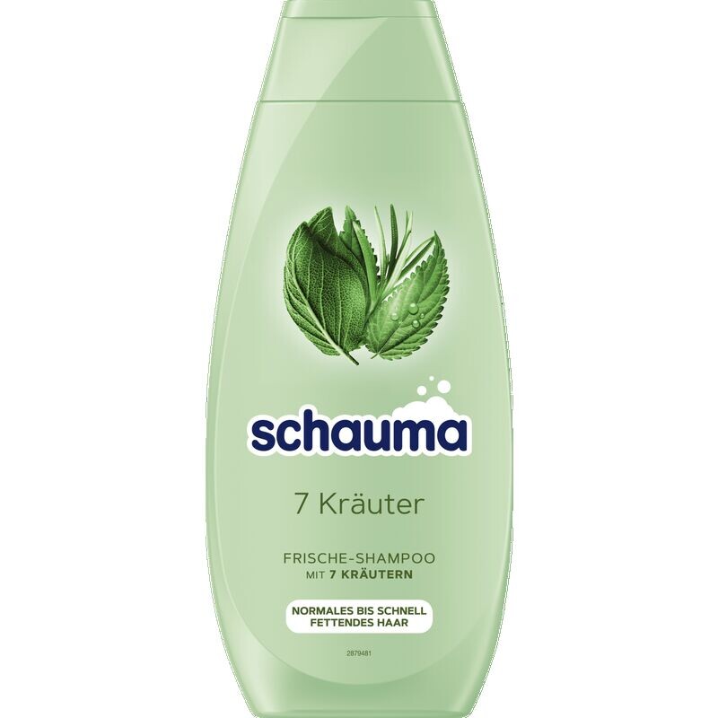 

7 травяных шампуней Schauma, 400 ml
