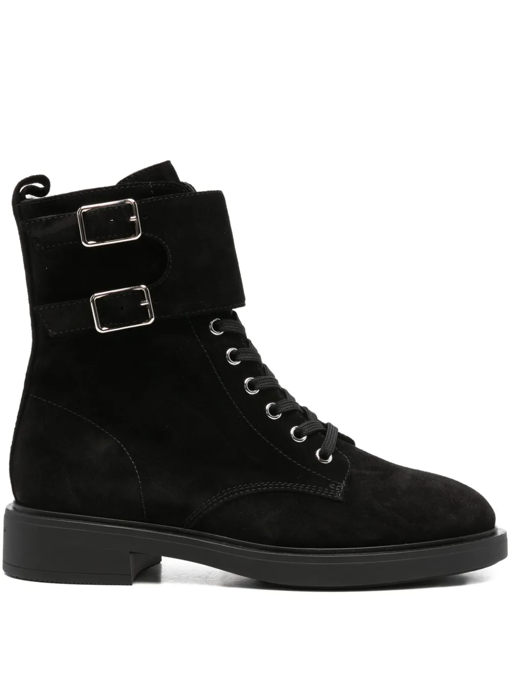 Сапоги Ripley 35 с пряжками Gianvito Rossi, черный