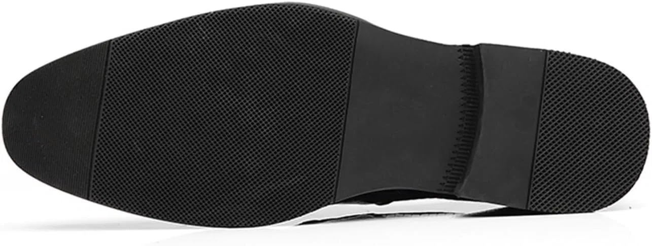 Лоферы мужские на slip-on, искусственная кожа, Black EXAMEEEU — фото 4