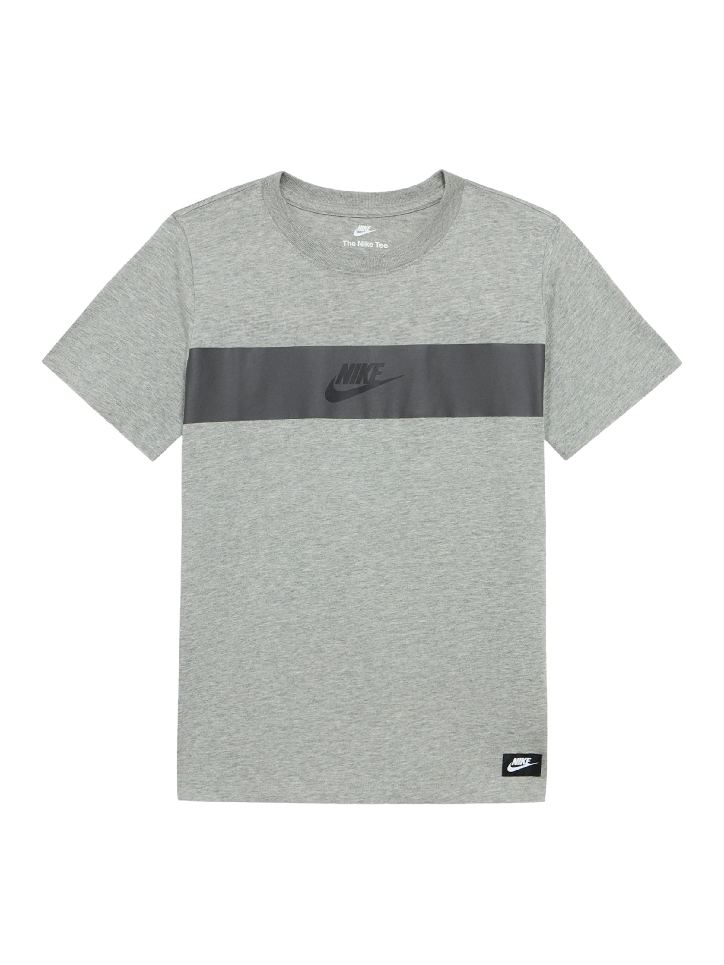 

Nike Sportswear Футболка 'BRANDMARK' в цвете Grey, Dark Grey