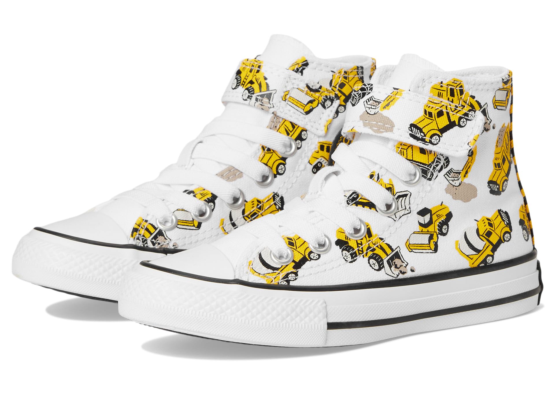 

Кроссовки Converse Kids Chuck Taylor All Star Construction Truck Easy-On, цвет White/Black/Amarillo