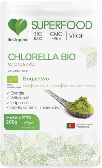 

Хлорелла БИО порошок BeOrganic 200 г BeOrganic