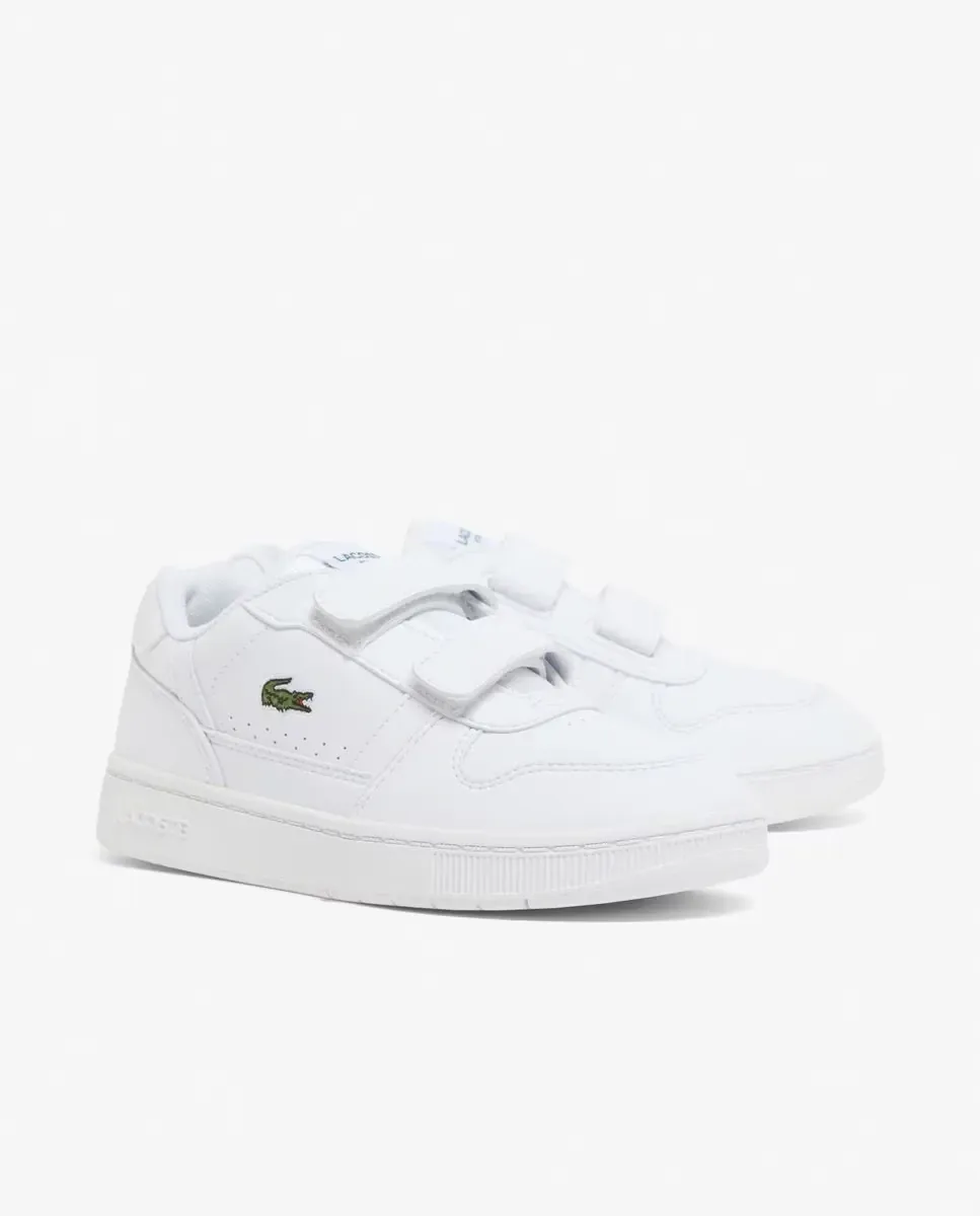 Lacoste Детские унисекс кроссовки T-Clip, набор унисекс белого цвета — фото 3