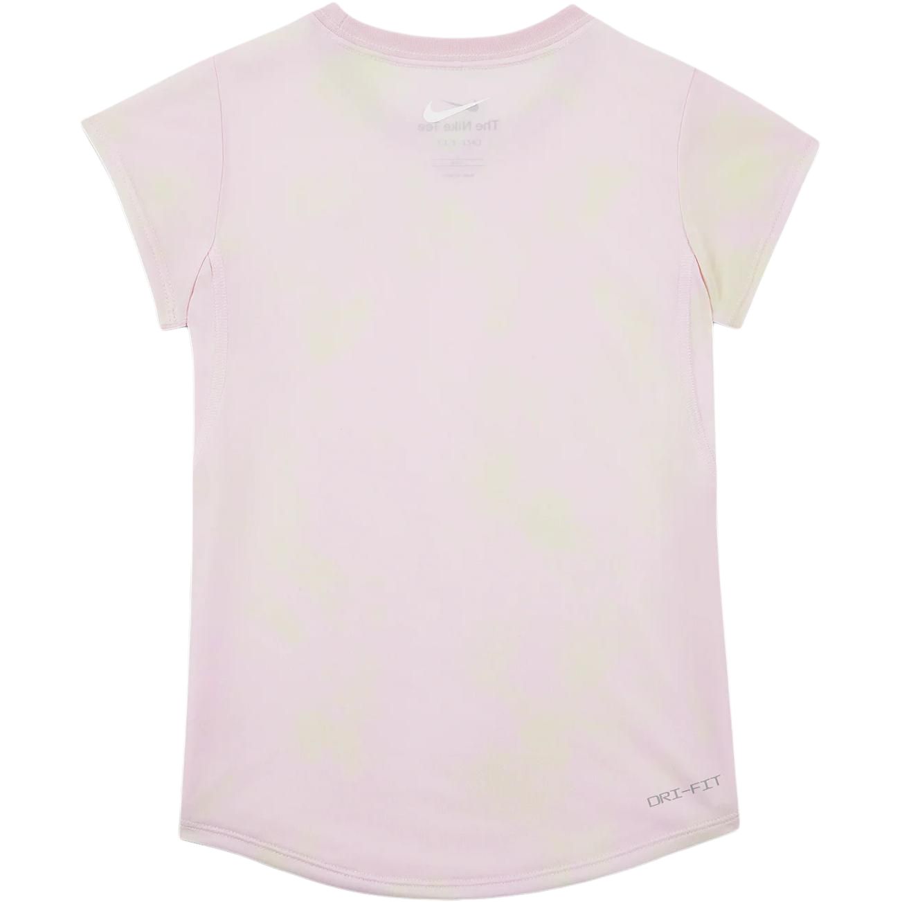 Nike Футболка dri fit пена розовый дети 3-7 лет — фото 3